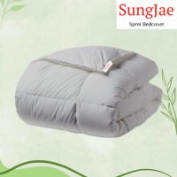 SungJae Sprei Bedcover POLOS ABU MUDA