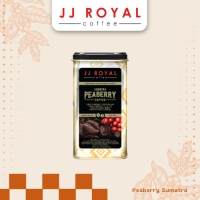 JJ ROYAL COFFEE PEABERRY SUMATRA 50 GR BEAN TIN