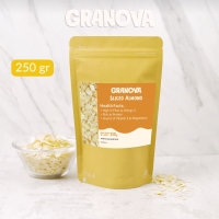 Granova Kacang Almond Iris Premium Mentah 250gr