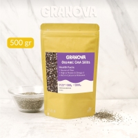 Granova Chia Seeds Hitam Organik Paraguay 500gr