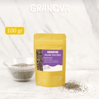 Granova Chia Seeds Hitam Organik Paraguay 100gr