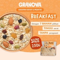 Granova Breakfast Muesli / Oat dengan Buah Kering & Kacang