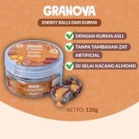 Granova Snack Kurma Rasa Coklat dengan Isi Selai Almond