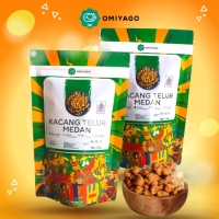 Kacang Telur Medan Daun Jeruk Omiyago 100 gr