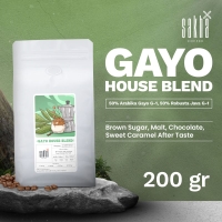Sakha Kopi Arabika Gayo Blend Coffee Espresso 200gr Biji Bubuk Premium Coffe