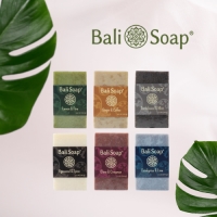 Paket Bali Soap Masculine, Kado Pria Unik, 6pcs SabunAlami + Pita&Card