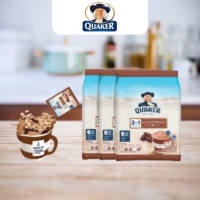 Quaker 3in1 Chocolate Polybag 224g Minuman Sereal Oats (Isi 8 sachet) x3