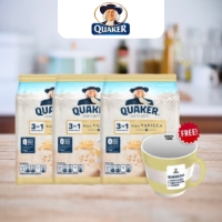 Quaker 3in1 Vanilla Triple Pack Free Mug