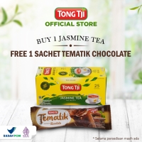 Tong Tji non Amplop, Jasmine Tea ( Free 1 sachet Tematik Chocolate )