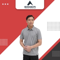 EIGER STURT STONY SS POLO - Grey
