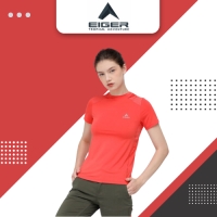 EIGER CRESCENT SS TEES - Pink