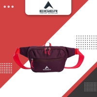 EIGER SPACIOUS WAIST BAG WS - Maroon