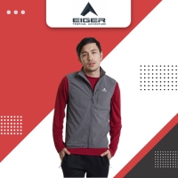 EIGER MENS LUMULA WINDRUN VEST - Grey