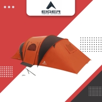 EIGER RENDEZVOUS 6P TENT - Orange, All Size