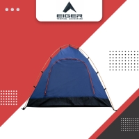 EIGER FLASH 2P TENT - Biru, All Size