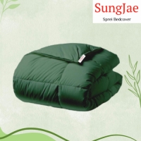 Sungjae Bedcover polos only double plain/polos selimut
