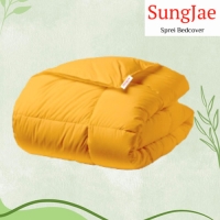 SungJae Sprei Bedcover POLOS MUSTARD