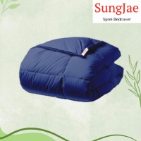SungJae Sprei Bedcover Polos Navy