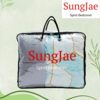 SungJae Sprei Bedcover BIG MOTIF AESTHETIC TOSCA MARBLE