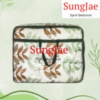 SungJae Sprei Bedcover only motif Amanda coklat