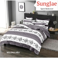 SungJae Sprei Bedcover, Bedcover only motif Wilona Abu-Abu