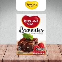 TROPICANA SLIM BROWNIES INSTANT POWDER CAKE MIX 230GR