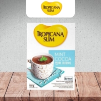 TROPICANA SLIM MINT COCOA (10 SCH) - MINUMAN COKELAT MINT NIKMAT TANPA GULA PASIR