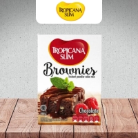 TROPICANA SLIM BROWNIES INSTANT POWDER CAKE MIX 230GR