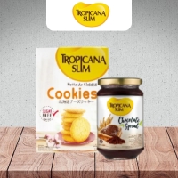TROPICANA SLIM HOKKAIDO CHEESE COOKIES (5 SCH) + TROPICANA SLIM CHOCOLATE SPREAD 300GR