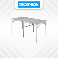 Decathlon Quechua Meja Lipat Camping 8 Orang Abu-Abu - 8575785