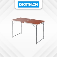 Decathlon Quechua Meja Lipat 4-6 Orang Merah - 8576847
