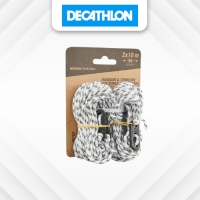 Decathlon Quechua Tali Tenda dan Runner 10m Hitam Putih - 8030251