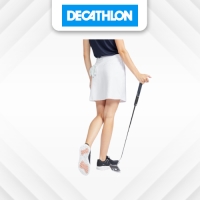 Decathlon INESIS Skort Golf Wanita - WW500 Putih - 8750772