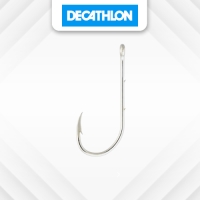 Decathlon CAPERLAN Eyed hook NICKEL WORM EYE X10 - 8588680