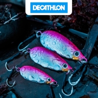 Decathlon CAPERLAN Metal Jig Biastos Slow 10g - Merah Muda - 8559728