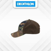 Decathlon SOLOGNAC Topi Berburu 520 Camo Green/Brown & Uni - 8641091