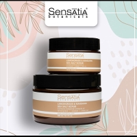 Sensatia Botanicals Lemongrass & Mandarin Sea Salt Scrub