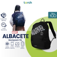 MARVEL TORCH Backpack Tas Ransel Punggung Sekolah Anti Air Albacette