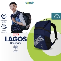 MARVEL TORCH Lagos Tas Ransel Punggung Backpack Unisex Anti Air