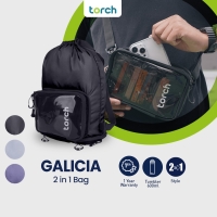 TORCH Galicia 3in1 Slingbag Clutch - Tas Selempang Multifungsi Belanja