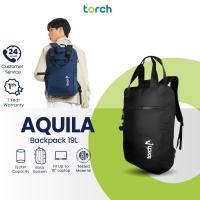 Torch Tas Kuliah Kerja Sekolah Pria Wanita Tote Bag Backpack Aquila