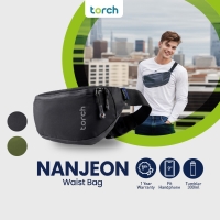 Torch Tas Pinggang Selempang Anti Air Ringan - Waist Sling Bag Nanjeon - Hitam