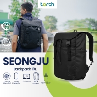 Torch Tas Outdoor Ransel Kuliah Kerja Muat Banyak - Backpack Seongju - Hitam