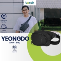 Torch Tas Pinggang Selempang Anti Air Ringan - Waist Sling Bag Yeongdo - Hitam