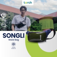 Torch Tas Pinggang Selempang Anti Air Ringan - Waist Sling Bag Songli - Hitam