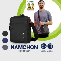 Torch Tas Selempang Bahu Pria Wanita - Sling Bag Travel Pouch Namchon - Hitam