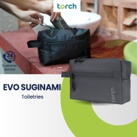Torch Alat Mandi Kosmetik Tulis Souvenir - Travelpouch Clutch Suginami - Biru