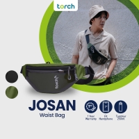 Torch Tas Pinggang Selempang Anti Air Ringan - Waist Sling Bag Josan - Black