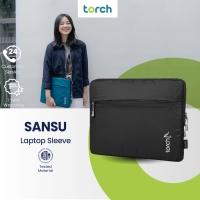 Torch Tas Laptop - Laptop Case Sleeve Clutch Office Series Sansu - Hijau