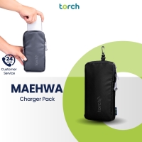 Torch Pouch Kabel Charger Handsfree - Travel Pouch Organizer Maehwa